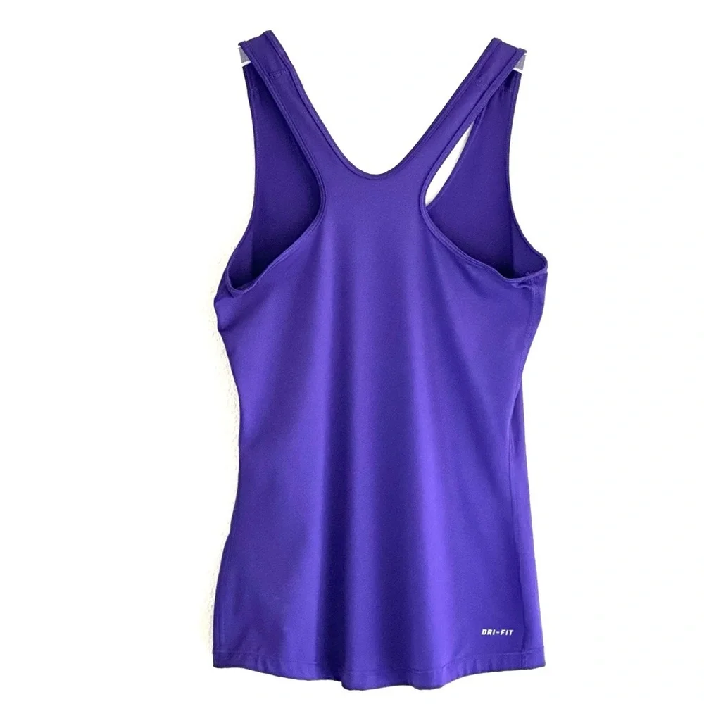 Nike Women's Dri-Fit Stay Cool Pro Vibrant Purple Tank Top